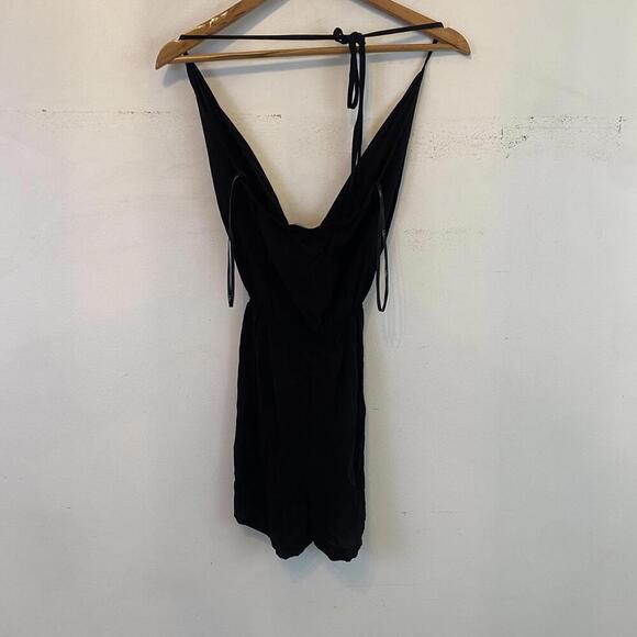 LULUS black v neck romper - Picture 5 of 5
